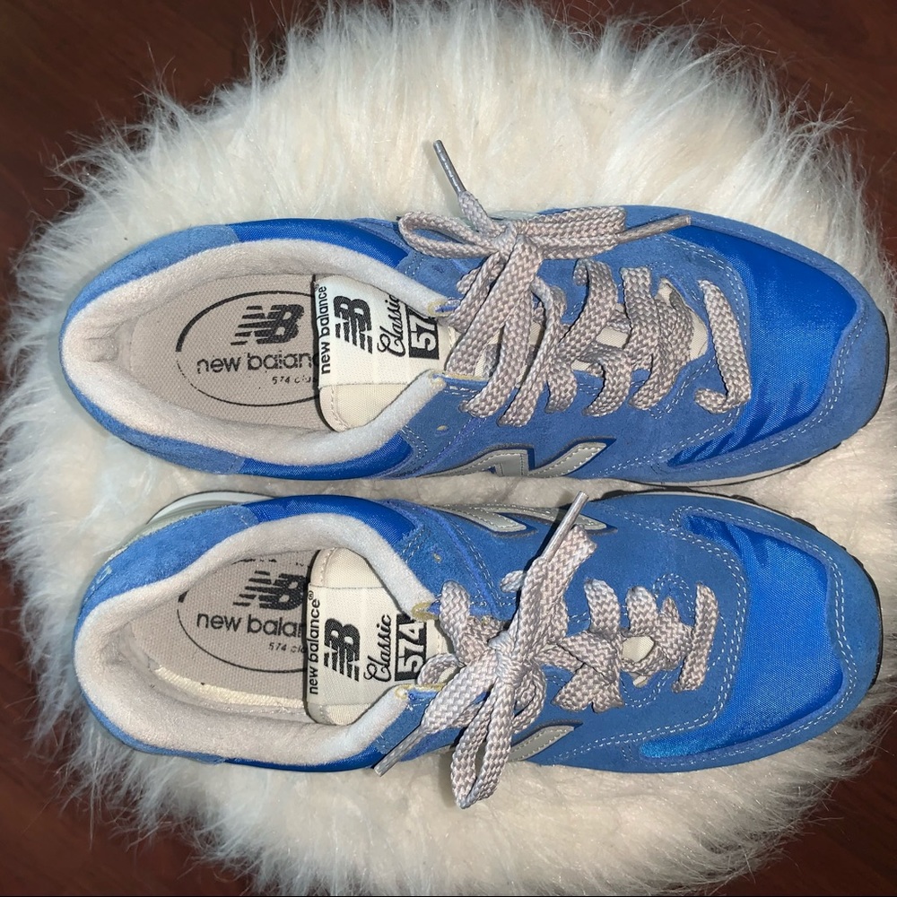 Blue New Balances